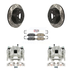 Transit Auto KCD-101533N Disc Brake Kit for 2010 INFINITI M35, INFINITI M45 - Rear product image