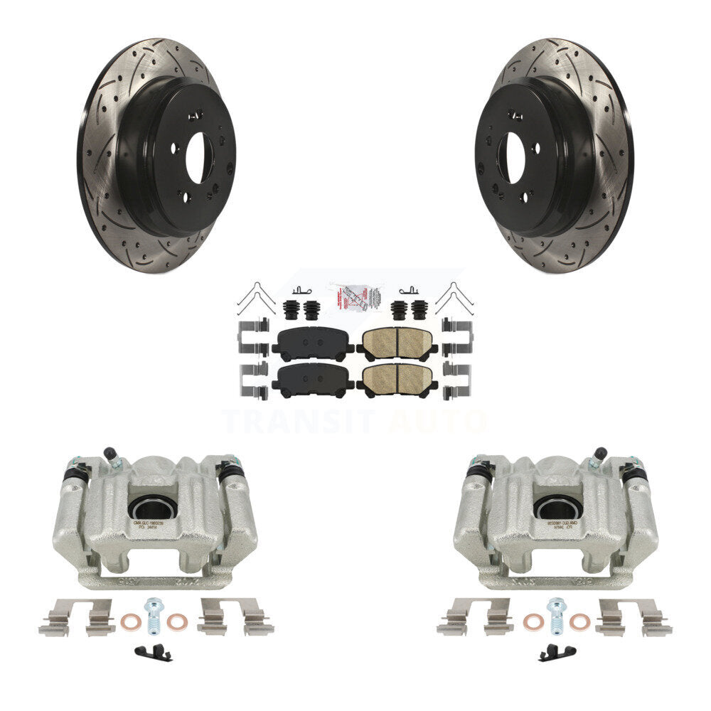 Transit Auto KCD-101547N Disc Brake Kit for 2007-2013 Acura ZDX, Acura MDX - Rear product image