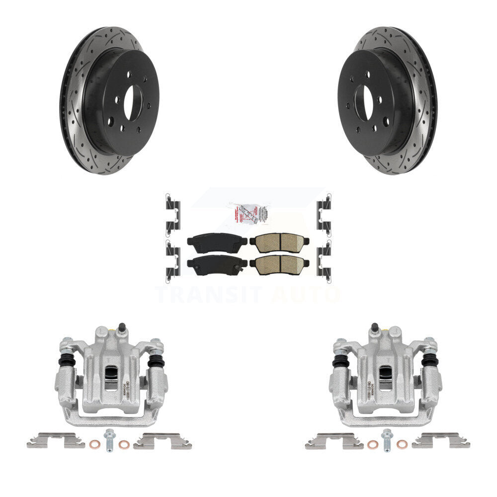 Transit Auto KCD-101552N Disc Brake Kit for 2005-2022 Suzuki Equator, Nissan Xterra, Nissan Frontier - Rear product image