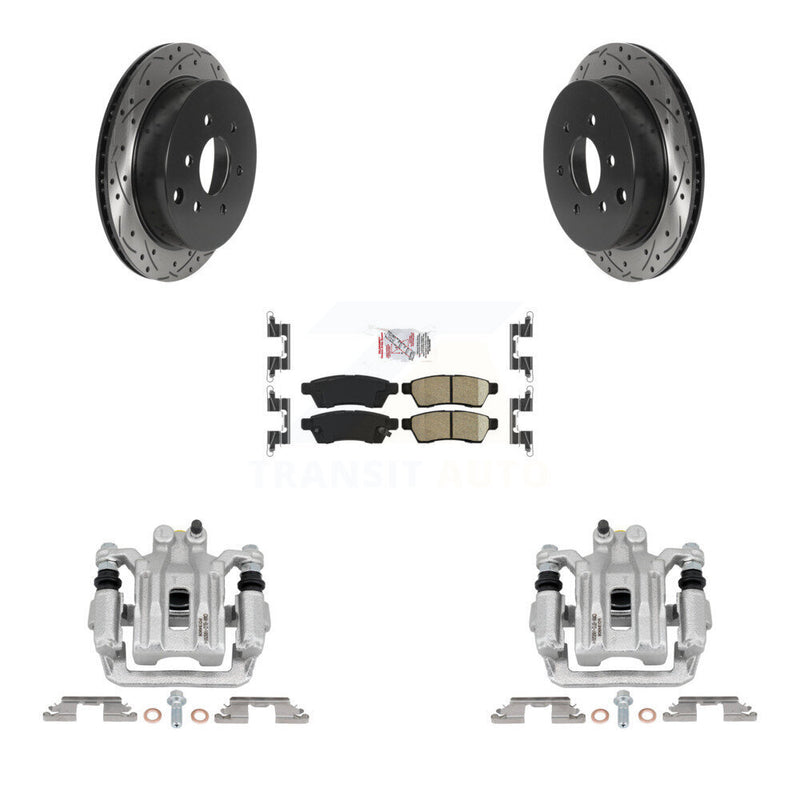 Transit Auto KCD-101552N Disc Brake Kit for 2005-2022 Suzuki Equator, Nissan Xterra, Nissan Frontier - Rear product image