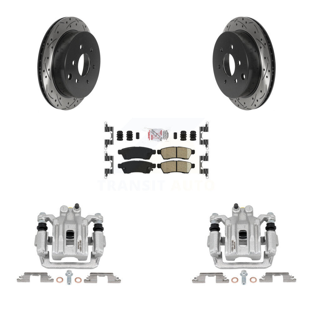 Transit Auto KCD-101553N Disc Brake Kit for 2005-2022 Suzuki Equator, Nissan Xterra, Nissan Frontier - Rear product image