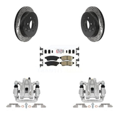 Transit Auto KCD-101553N Disc Brake Kit for 2005-2022 Suzuki Equator, Nissan Xterra, Nissan Frontier - Rear product image