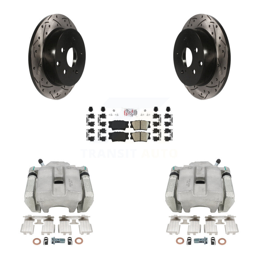 Transit Auto KCD-101555N Disc Brake Kit for 2012-2018 Toyota RAV4 - Rear product image