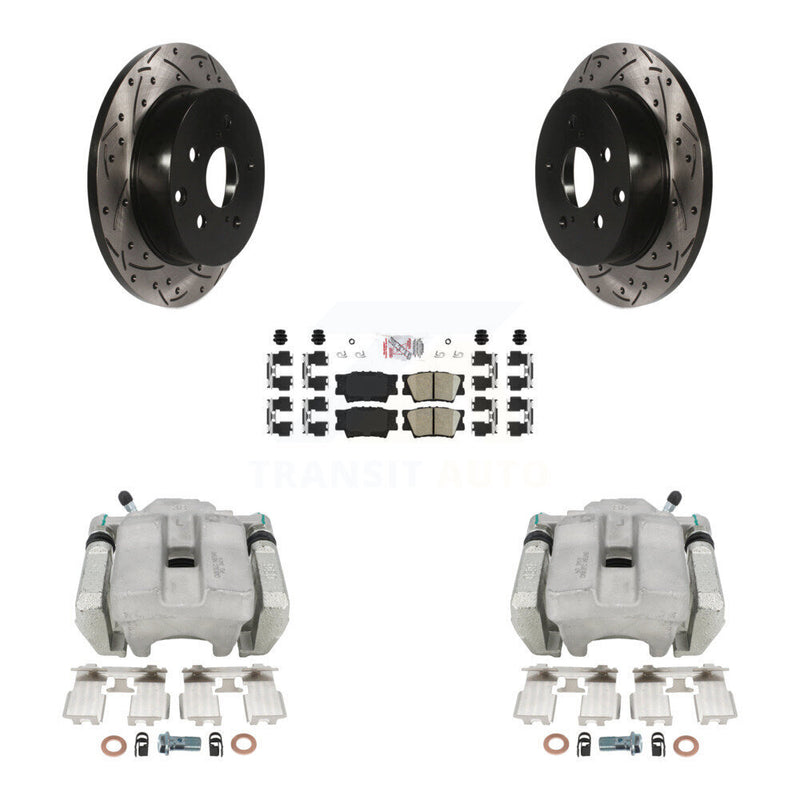 Transit Auto KCD-101555N Disc Brake Kit for 2012-2018 Toyota RAV4 - Rear product image