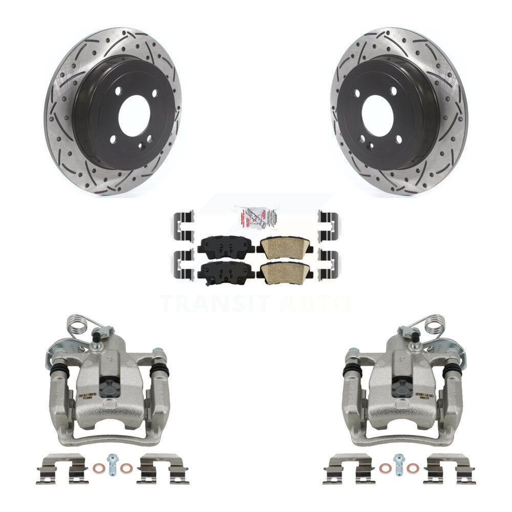 Transit Auto KCD-101559N Disc Brake Kit for 2012-2016 Hyundai Accent - Rear product image