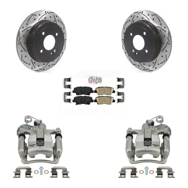 Transit Auto KCD-101559N Disc Brake Kit for 2012-2016 Hyundai Accent - Rear product image