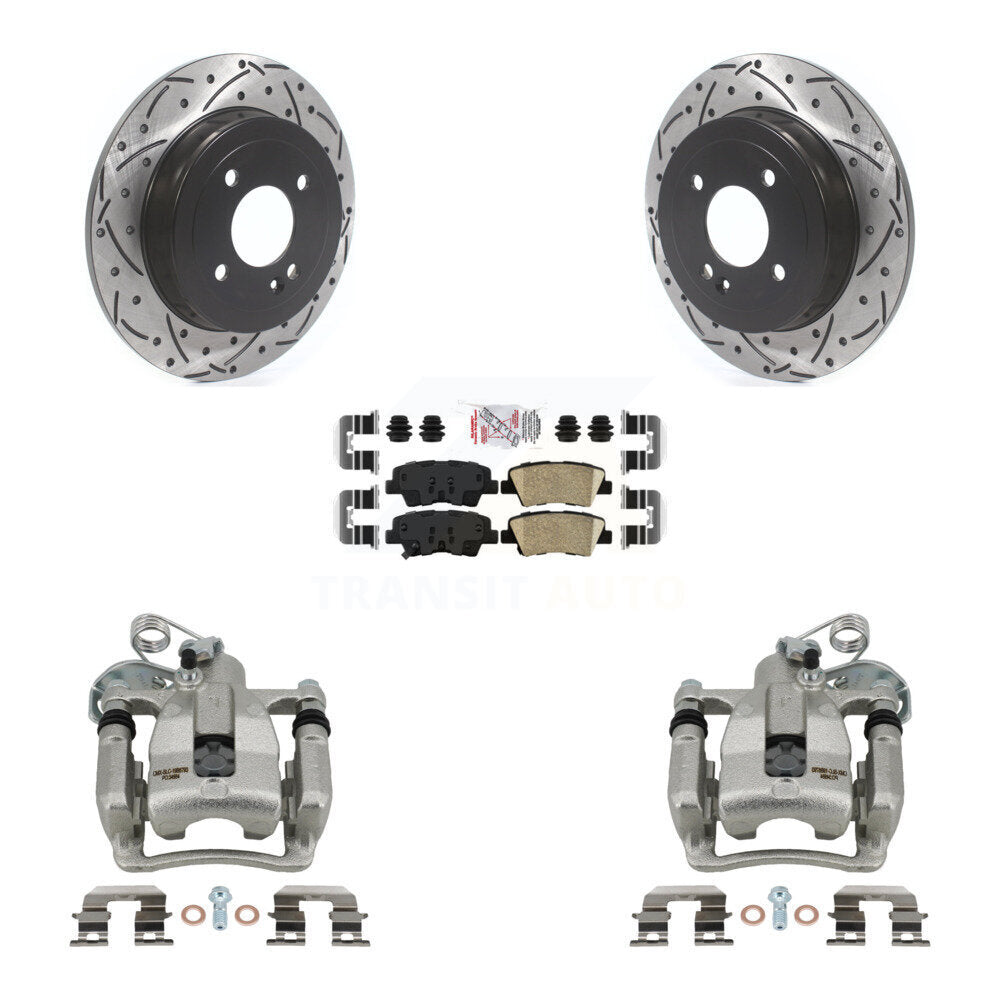 Transit Auto KCD-101560N Disc Brake Kit for 2012-2016 Hyundai Accent - Rear product image