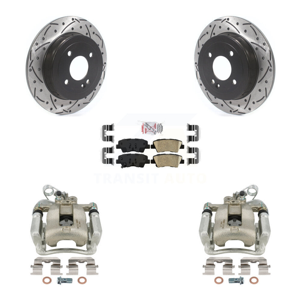 Transit Auto KCD-101561N Disc Brake Kit for 2012-2017 Kia Rio - Rear product image