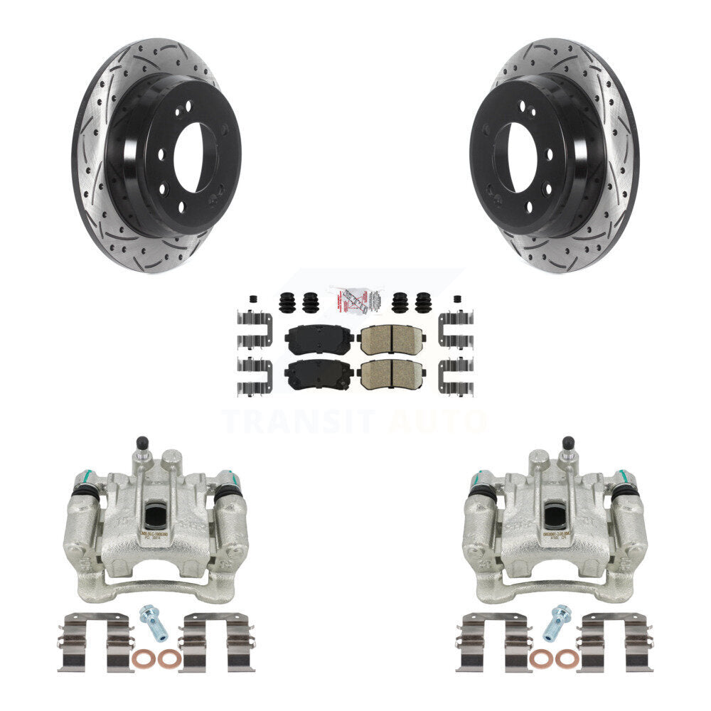 Transit Auto KCD-101569N Disc Brake Kit for 2010-2016 Kia Sportage, Hyundai Tucson - Rear product image