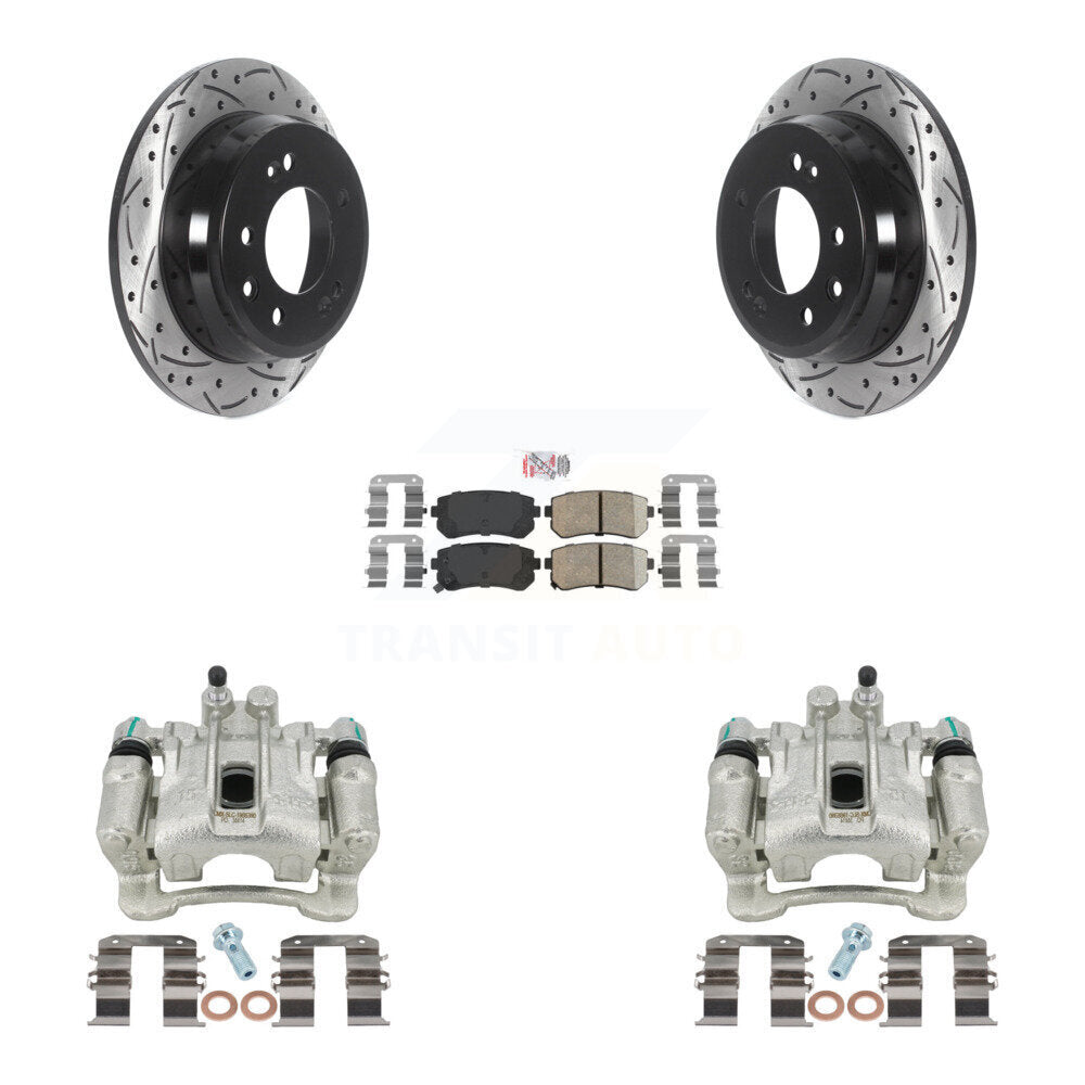 Transit Auto KCD-101570N Disc Brake Kit for 2010-2016 Kia Sportage, Hyundai Tucson - Rear product image