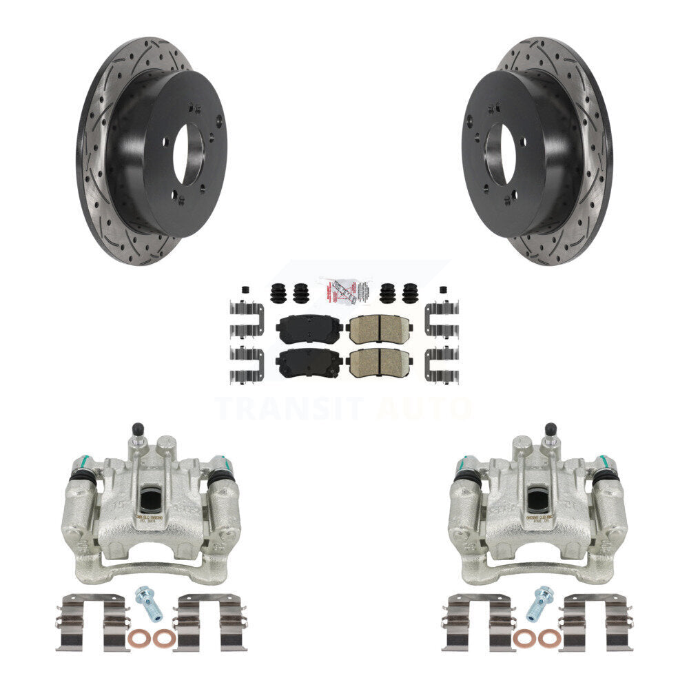 Transit Auto KCD-101571N Disc Brake Kit for 2010-2016 Kia Sportage, Hyundai Tucson - Rear product image