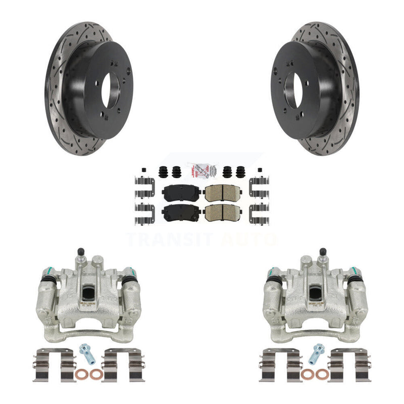 Transit Auto KCD-101571N Disc Brake Kit for 2010-2016 Kia Sportage, Hyundai Tucson - Rear product image