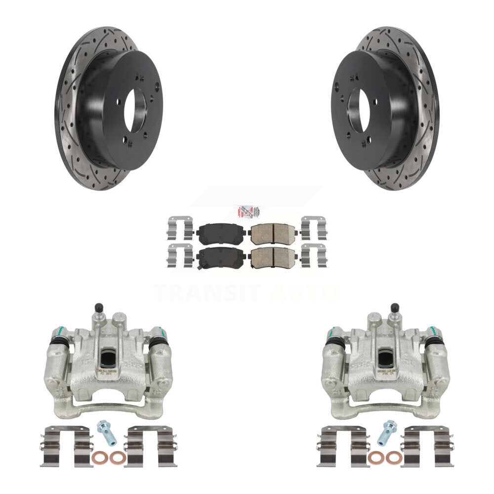 Transit Auto KCD-101572N Disc Brake Kit for 2010-2016 Kia Sportage, Hyundai Tucson - Rear product image