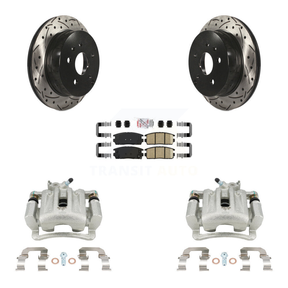 Transit Auto KCD-101577N Disc Brake Kit for 2010-2017 Chevrolet Equinox, GMC Terrain - Rear product image
