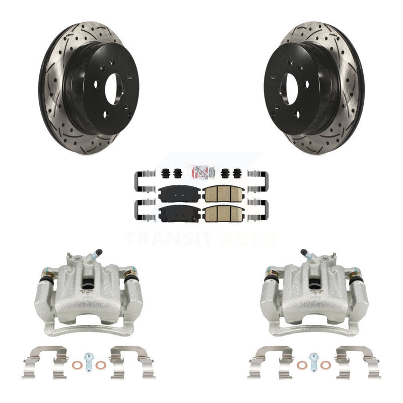 Transit Auto KCD-101577N Disc Brake Kit for 2010-2017 Chevrolet Equinox, GMC Terrain - Rear product image