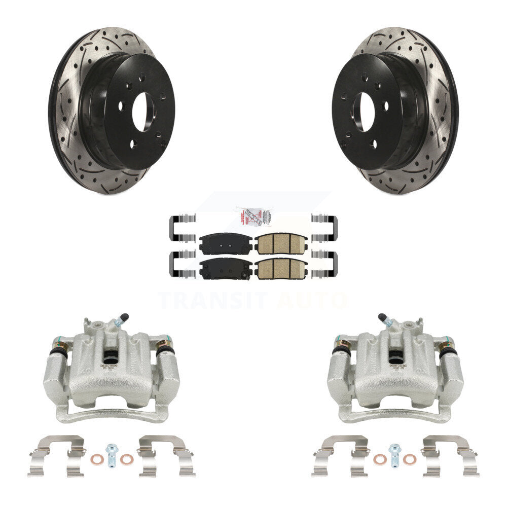 Transit Auto KCD-101578N Disc Brake Kit for 2010-2017 Chevrolet Equinox, GMC Terrain - Rear product image