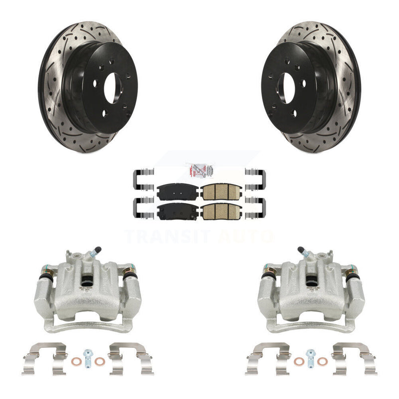Transit Auto KCD-101578N Disc Brake Kit for 2010-2017 Chevrolet Equinox, GMC Terrain - Rear product image