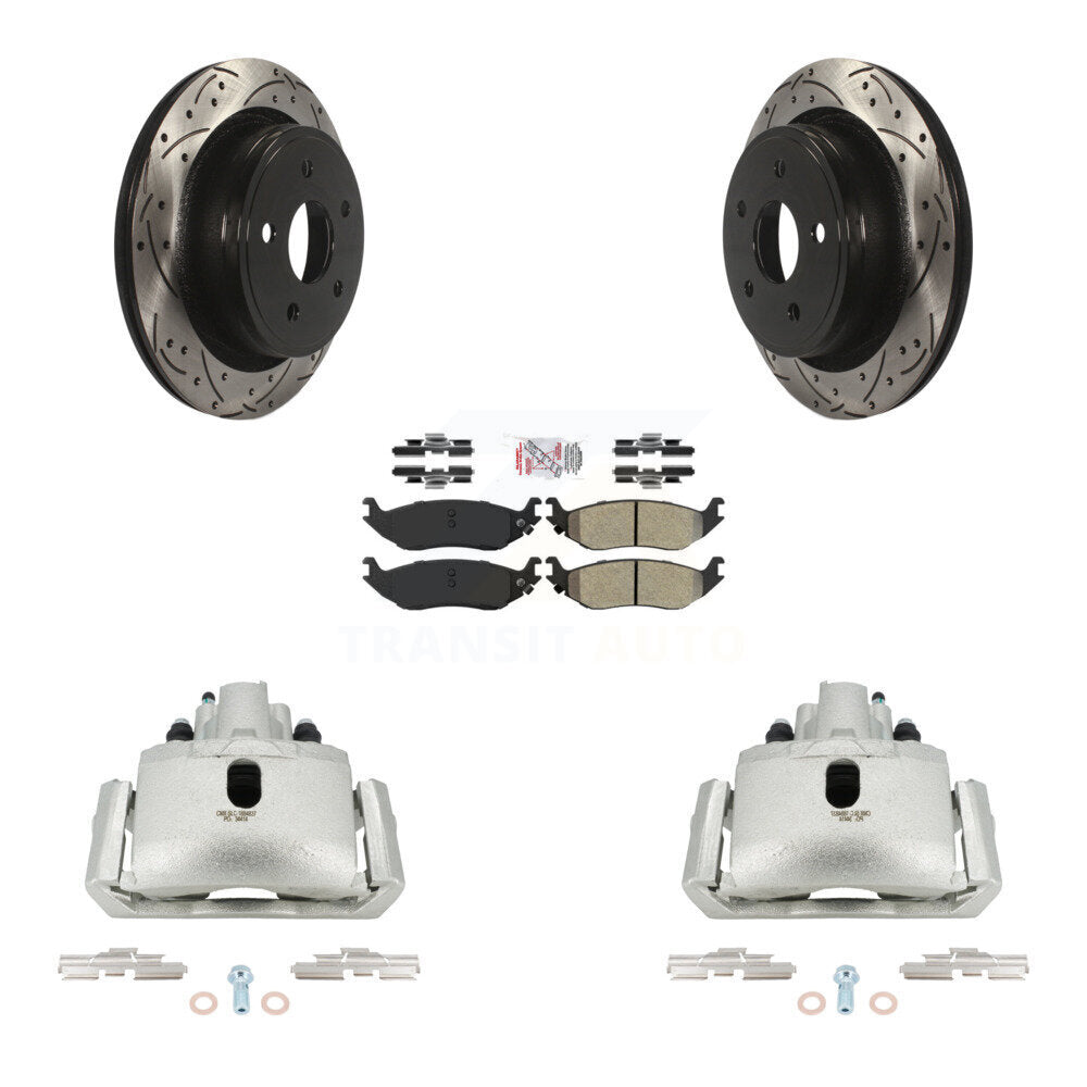 Transit Auto KCD-101582N Disc Brake Kit for 2002-2022 Ram 1500 Classic, Ram 1500, Dodge Ram 1500 & more - Rear product image