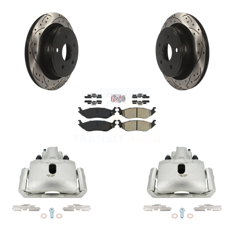 Transit Auto KCD-101582N Disc Brake Kit for 2002-2022 Ram 1500 Classic, Ram 1500, Dodge Ram 1500 & more - Rear product image