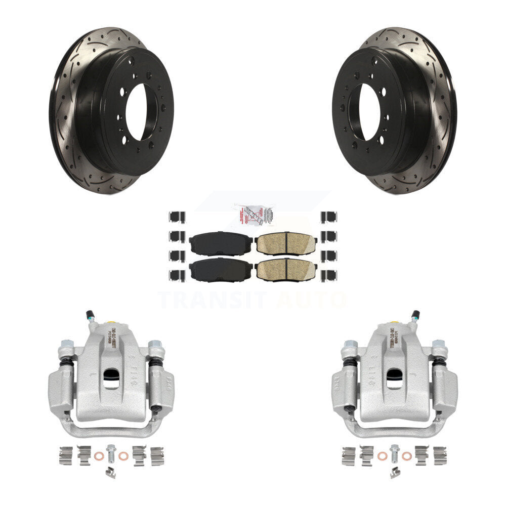 Transit Auto KCD-101586N Disc Brake Kit for 2007-2016 Toyota Sequoia, Toyota Tundra - Rear product image