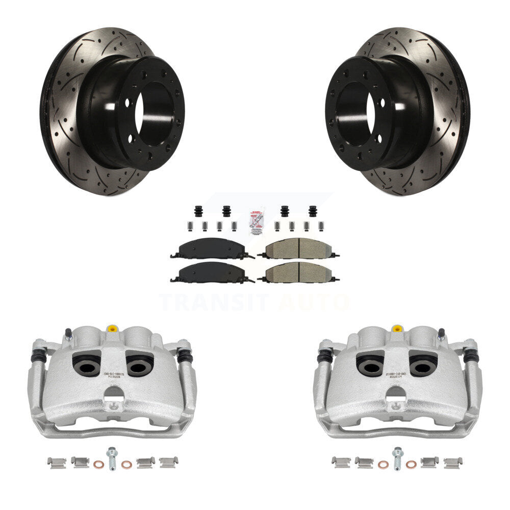 Transit Auto KCD-101590N Disc Brake Kit for 2009-2018 Ram 2500, Ram 3500, Dodge Ram 2500 & more - Rear product image