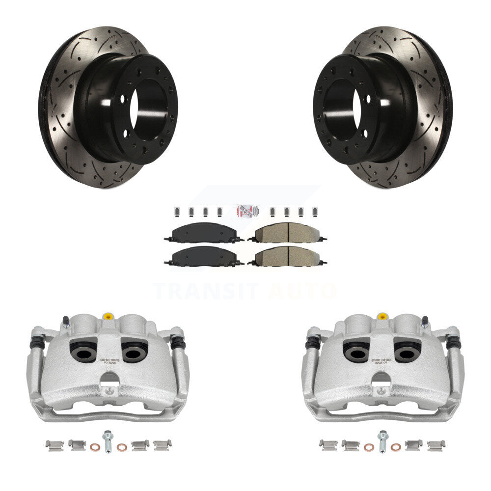 Transit Auto KCD-101591N Disc Brake Kit for 2009-2018 Ram 2500, Ram 3500, Dodge Ram 2500 & more - Rear product image