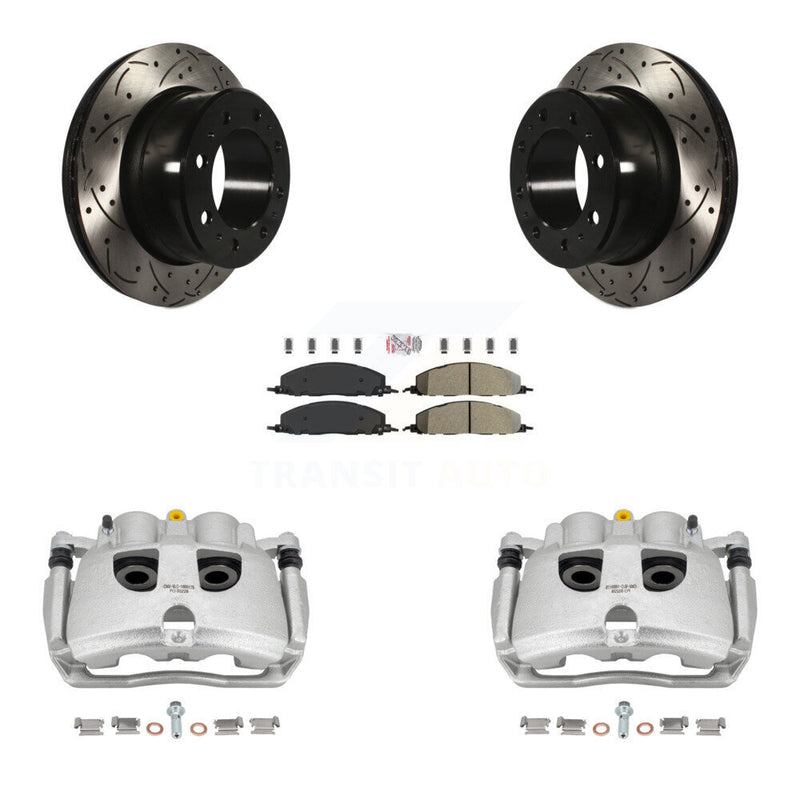 Transit Auto KCD-101591N Disc Brake Kit for 2009-2018 Ram 2500, Ram 3500, Dodge Ram 2500 & more - Rear product image