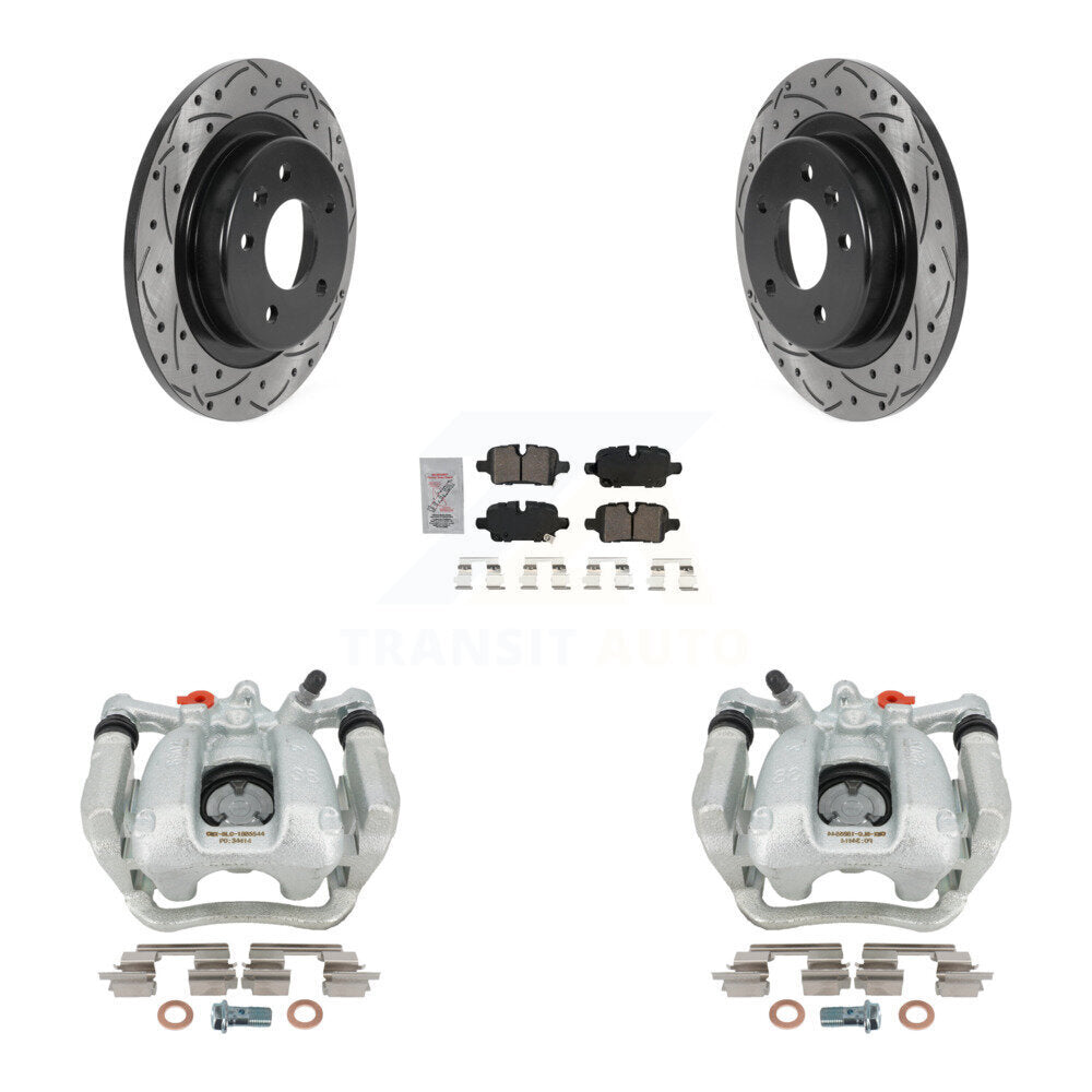 Transit Auto KCD-101596N Disc Brake Kit for 2020-2022 Chevrolet Equinox, GMC Terrain, Chevrolet Malibu - Rear product image