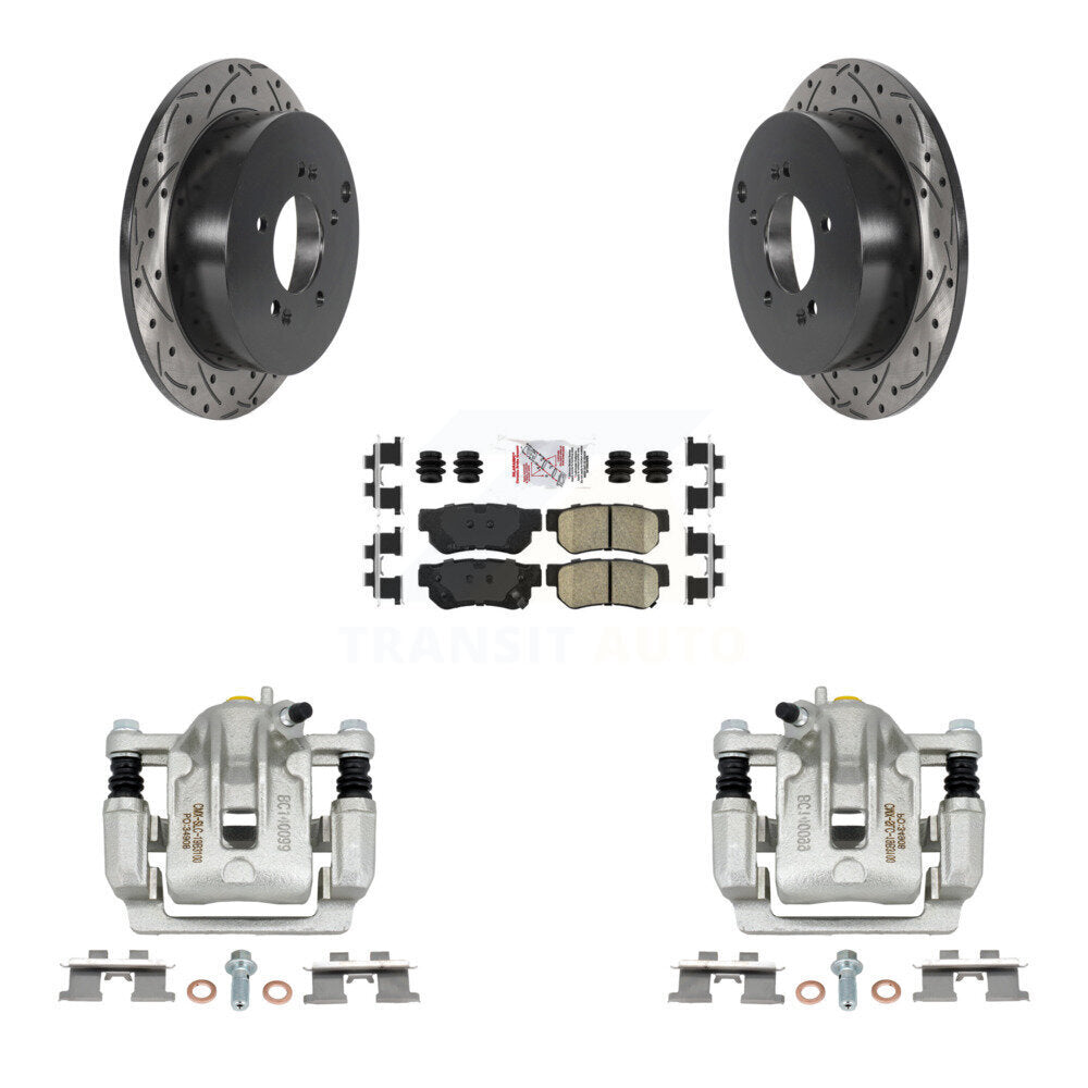 Transit Auto KCD-101599N Disc Brake Kit for 2005-2010 Hyundai Tucson, Kia Sportage - Rear product image