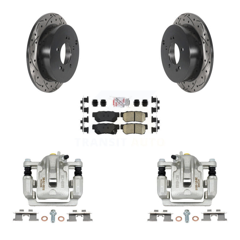 Transit Auto KCD-101599N Disc Brake Kit for 2005-2010 Hyundai Tucson, Kia Sportage - Rear product image
