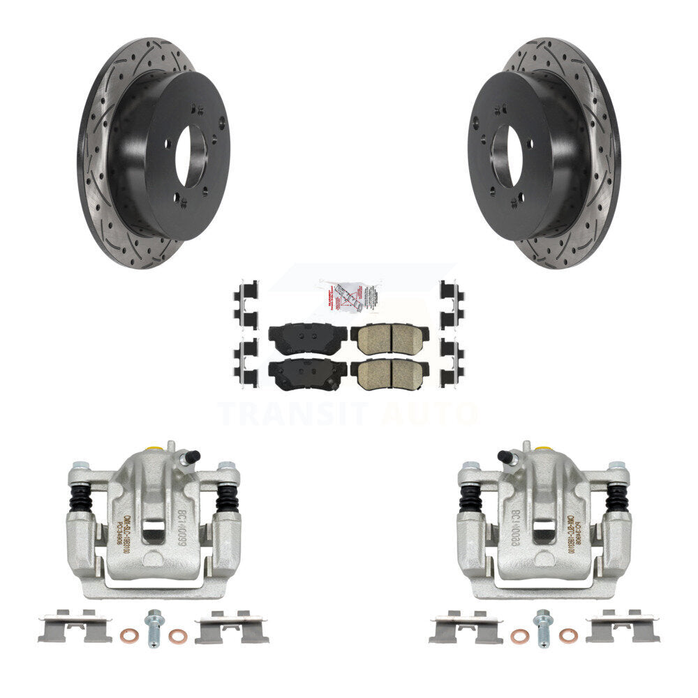 Transit Auto KCD-101600N Disc Brake Kit for 2005-2010 Hyundai Tucson, Kia Sportage - Rear product image