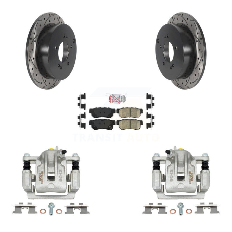Transit Auto KCD-101600N Disc Brake Kit for 2005-2010 Hyundai Tucson, Kia Sportage - Rear product image