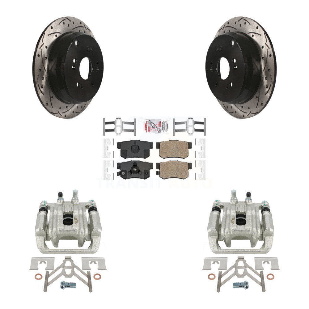 Transit Auto KCD-101601N Disc Brake Kit for 2007-2012 Acura RDX, Honda CR-V - Rear product image