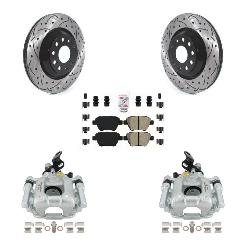 Transit Auto KCD-101610N Disc Brake Kit for 2011-2013 Volkswagen GTI, Audi A3 Quattro - Rear product image