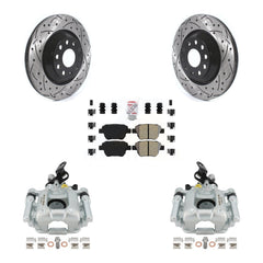 Transit Auto KCD-101610N Disc Brake Kit for 2011-2013 Volkswagen GTI, Audi A3 Quattro - Rear product image