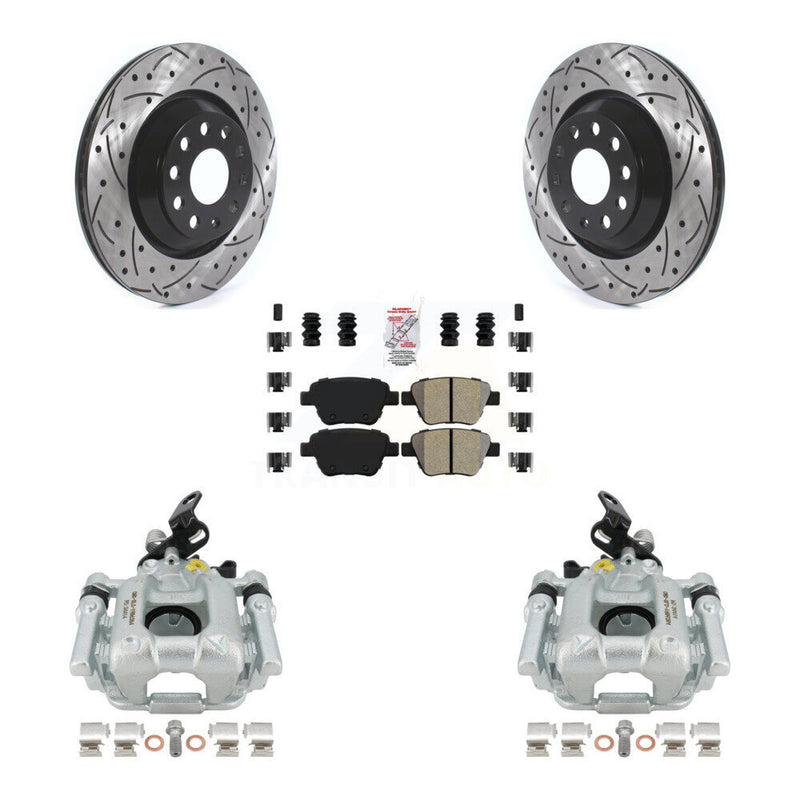 Transit Auto KCD-101610N Disc Brake Kit for 2011-2013 Volkswagen GTI, Audi A3 Quattro - Rear product image