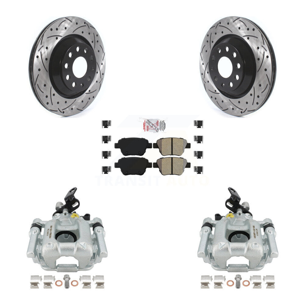Transit Auto KCD-101611N Disc Brake Kit for 2011-2013 Volkswagen GTI, Audi A3 Quattro - Rear product image