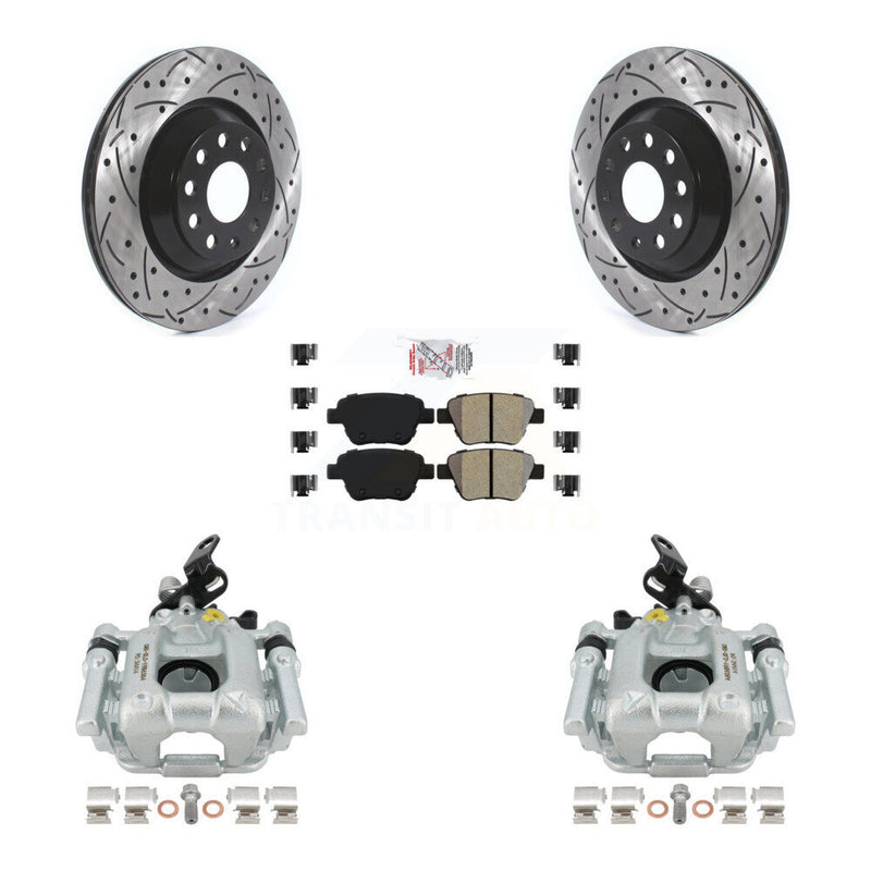 Transit Auto KCD-101611N Disc Brake Kit for 2011-2013 Volkswagen GTI, Audi A3 Quattro - Rear product image