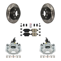Transit Auto KCD-101612N Disc Brake Kit for 2010-2013 Volkswagen GTI, Volkswagen Eos, Audi A3 - Rear product image