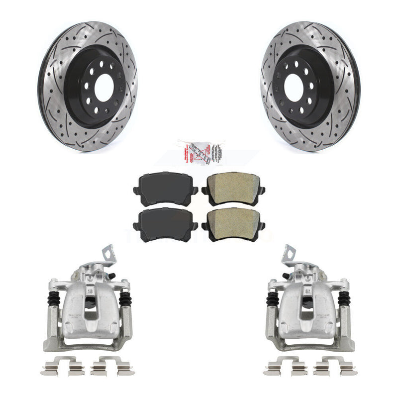 Transit Auto KCD-101614N Disc Brake Kit for 2009 Volkswagen Passat CC - Rear product image