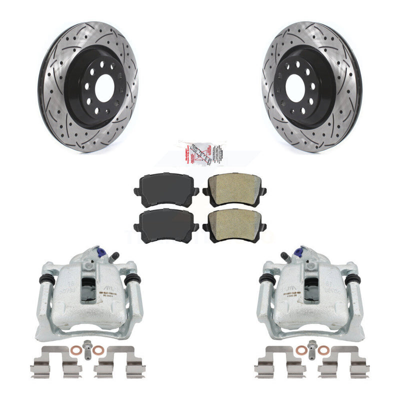 Transit Auto KCD-101615N Disc Brake Kit for 2009-2010 Volkswagen Passat CC - Rear product image
