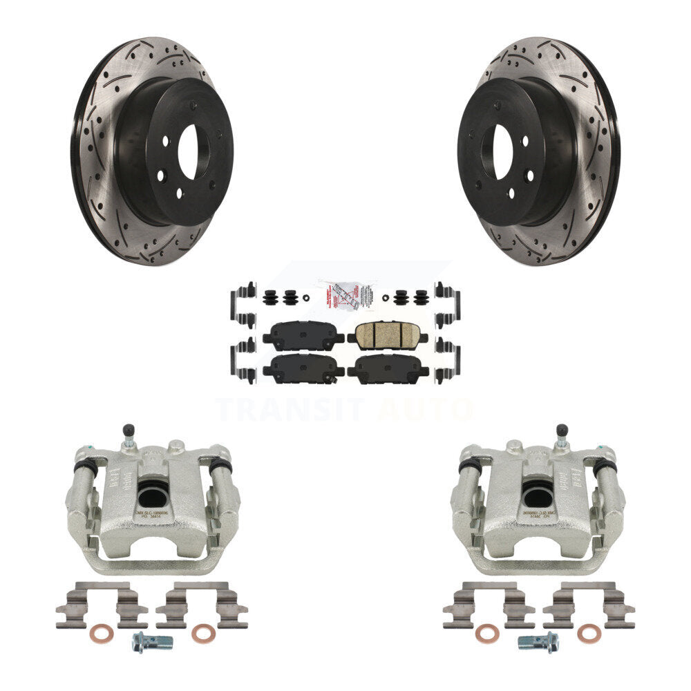 Transit Auto KCD-101617N Disc Brake Kit for 2011-2023 Nissan LEAF, Nissan Rogue Sport, Nissan Rogue & more - Rear product image