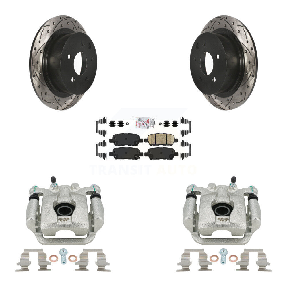 Transit Auto KCD-101621N Disc Brake Kit for 2007-2019 Nissan Juke, Nissan Sentra - Rear product image