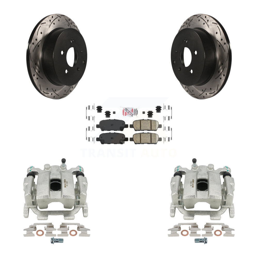 Transit Auto KCD-101624N Disc Brake Kit for 2009-2022 INFINITI JX35, Nissan Pathfinder, Nissan Quest & more - Rear product image