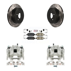 Transit Auto KCD-101624N Disc Brake Kit for 2009-2022 INFINITI JX35, Nissan Pathfinder, Nissan Quest & more - Rear product image