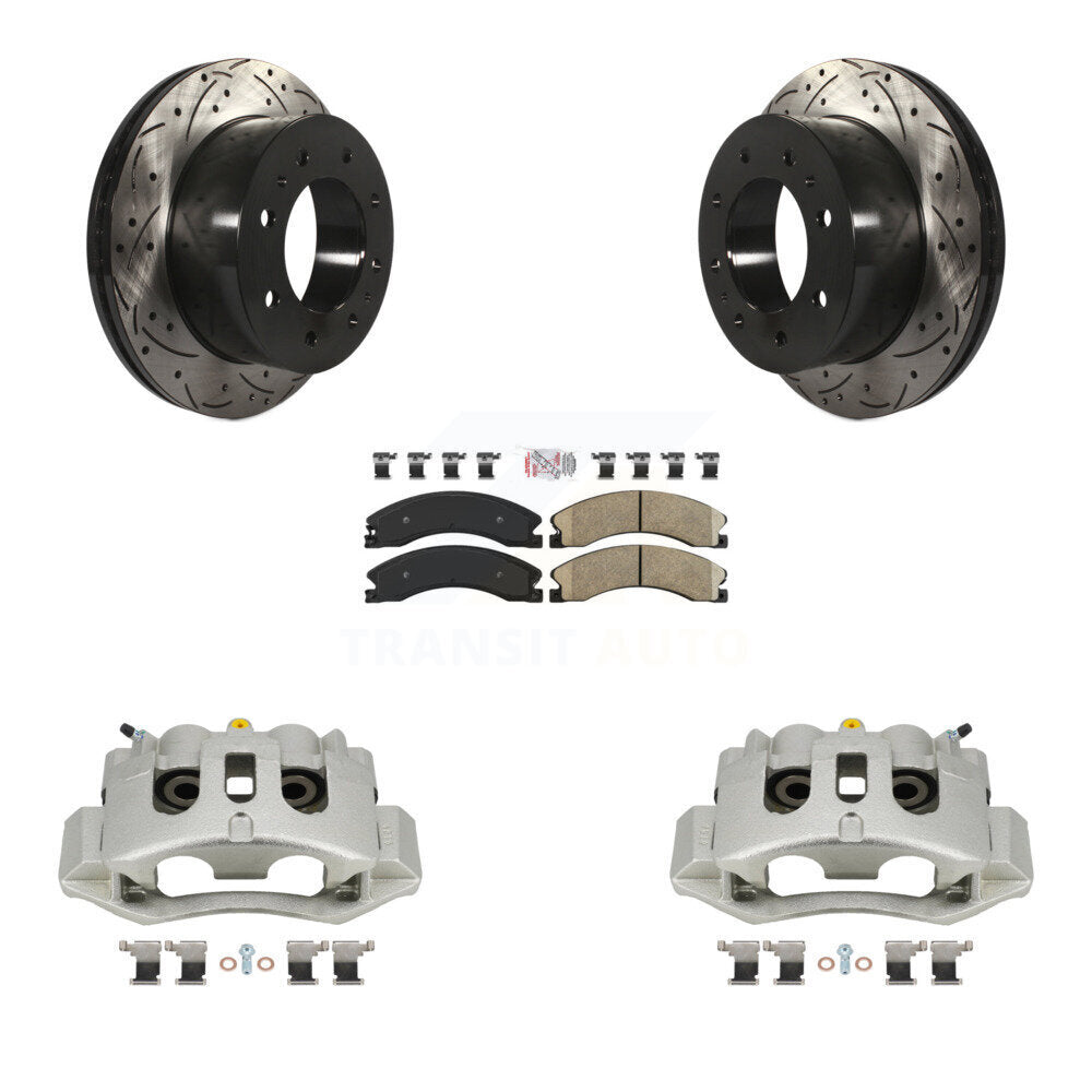 Transit Auto KCD-101633N Disc Brake Kit for 2011-2019 Chevrolet Suburban 3500 HD, Chevrolet Silverado 2500 HD, Chevrolet Silverado 3500 HD & more - Rear product image