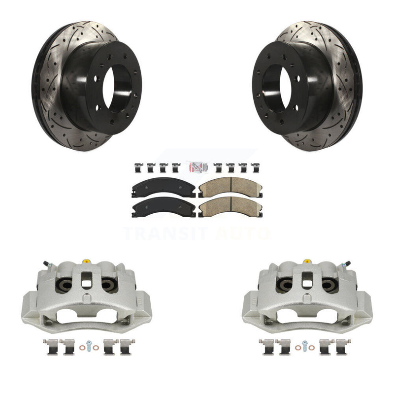 Transit Auto KCD-101633N Disc Brake Kit for 2011-2019 Chevrolet Suburban 3500 HD, Chevrolet Silverado 2500 HD, Chevrolet Silverado 3500 HD & more - Rear product image
