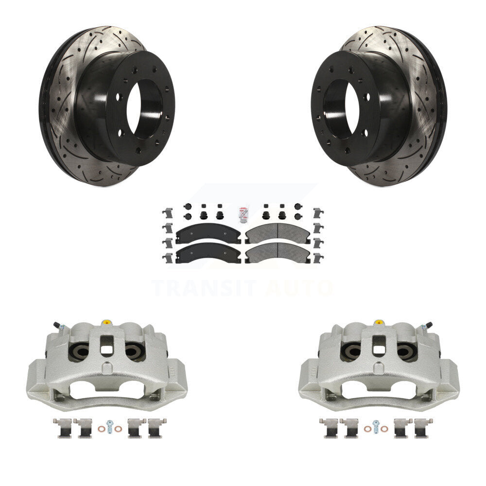 Transit Auto KCD-101634N Disc Brake Kit for 2011-2019 Chevrolet Suburban 3500 HD, Chevrolet Silverado 2500 HD, Chevrolet Silverado 3500 HD & more - Rear product image