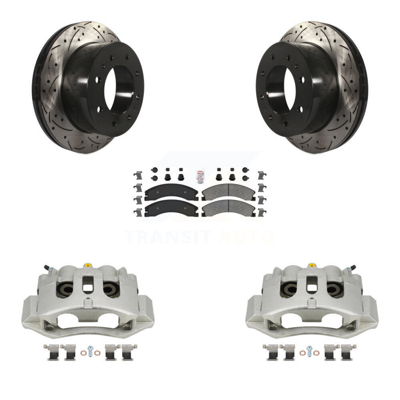 Transit Auto KCD-101634N Disc Brake Kit for 2011-2019 Chevrolet Suburban 3500 HD, Chevrolet Silverado 2500 HD, Chevrolet Silverado 3500 HD & more - Rear product image
