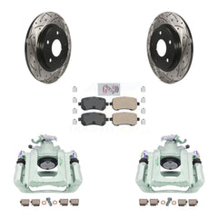 Transit Auto KCD-101641N Disc Brake Kit for 2008-2012 Ram C/V, Volkswagen Routan, Chrysler Town & Country & more - Rear product image